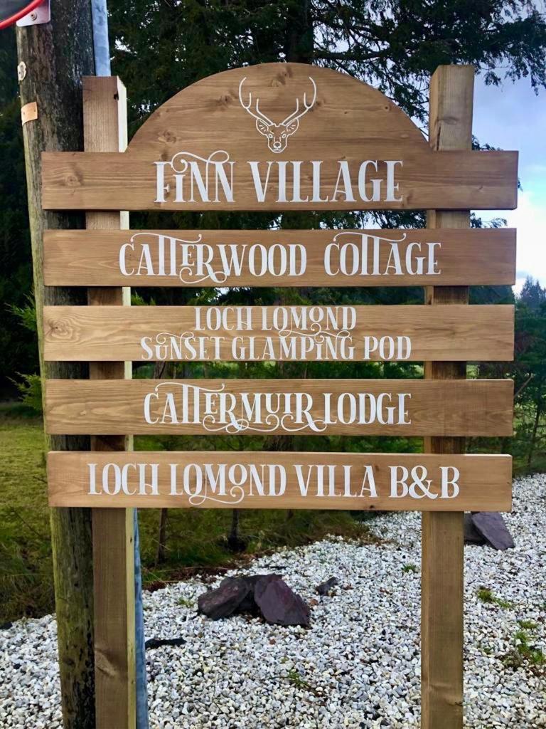 Finn Village - Loch Lomond Villa B&B - Black Room With Jacuzzi-Style Bath Glasgow Exterior foto